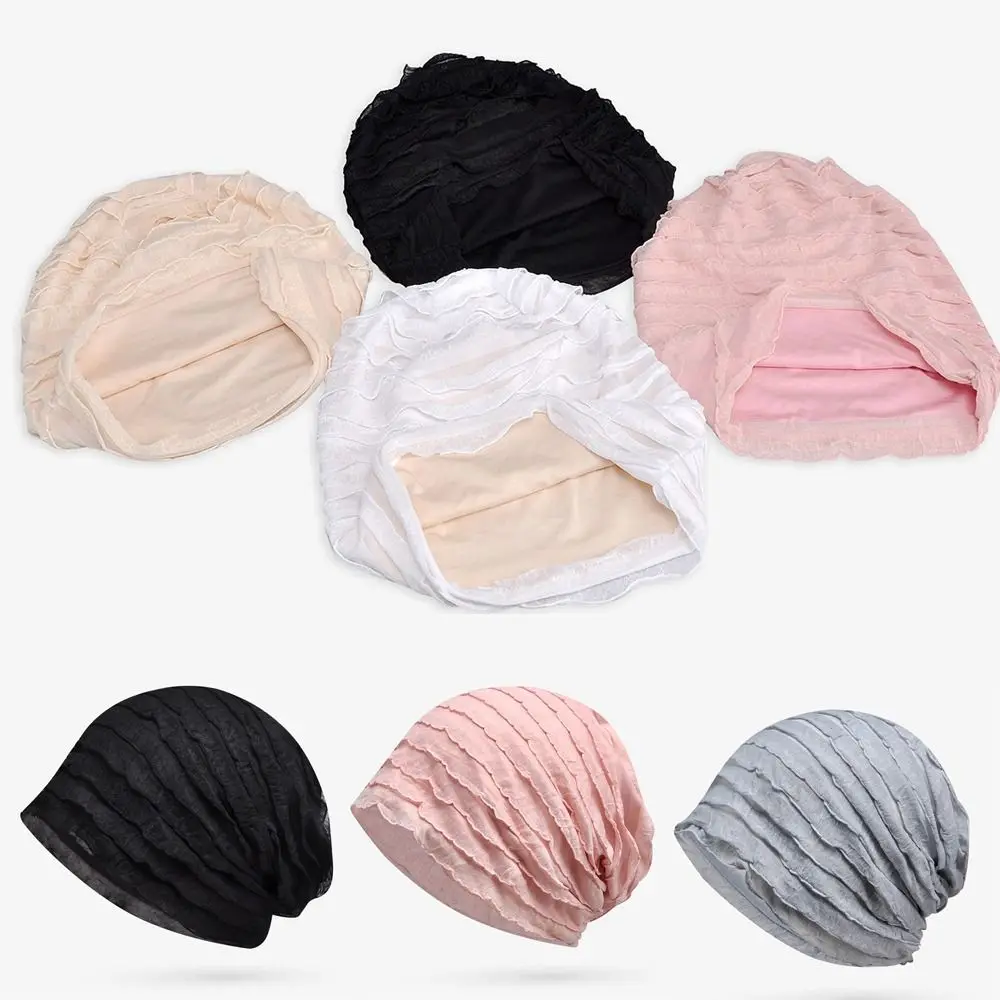 عمامة قبعة للنساء, حجاب مسلم, عمامة, لف الرأس, ناعم, مرن, شيمو بيني, متنفس, رياضي, غير رسمي, ربيع, صيف