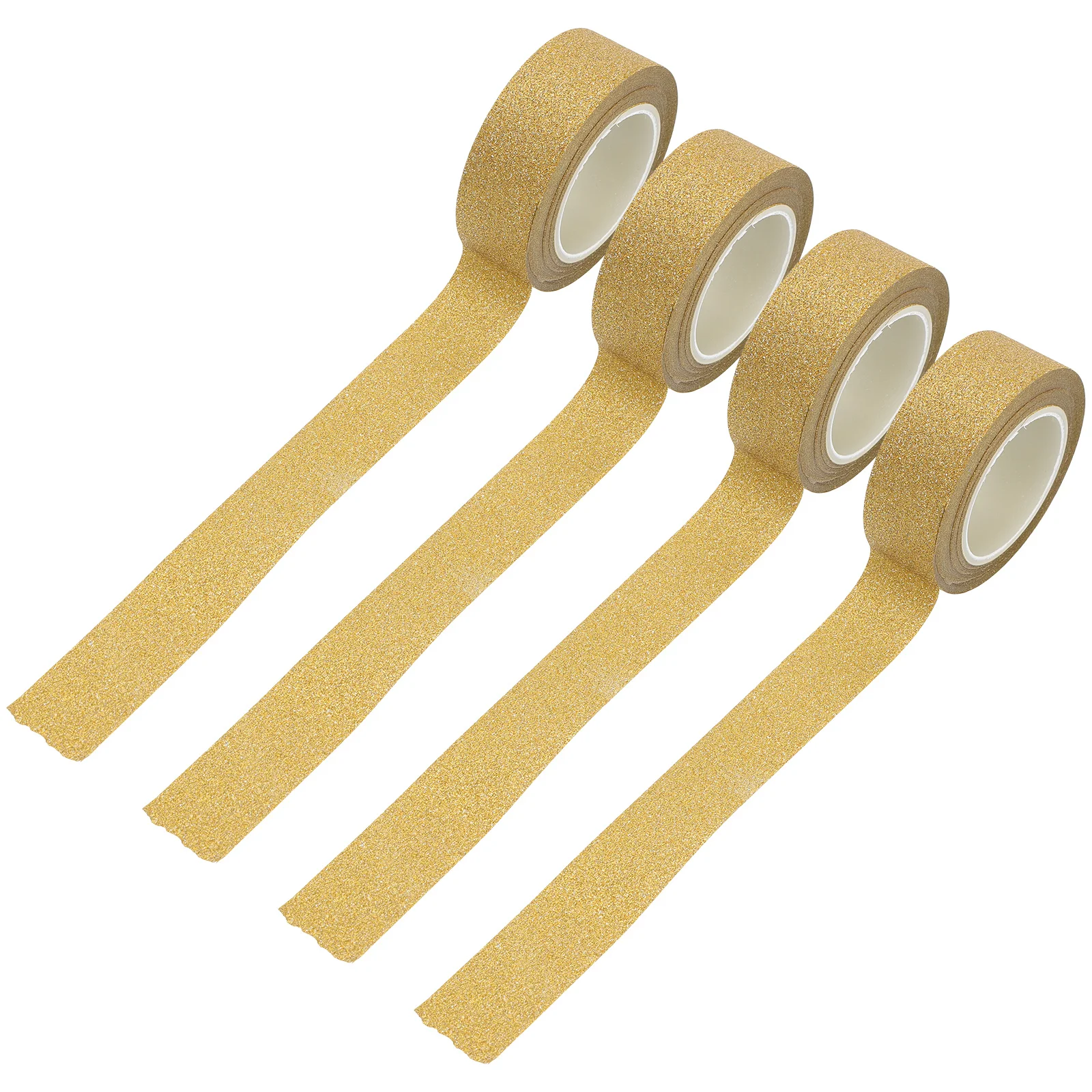 4 لفات بريق اشي الشريط ورق لاصق مزخرف الشريط مجموعة لسكرابوكينغ لتقوم بها بنفسك تغليف الهدايا المجلات الحرفية لوازم الحفلات