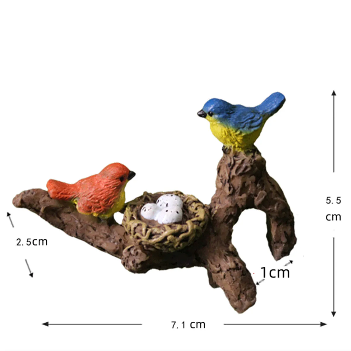 ديكور عش طائر صغير ، أصيص زهور عصاري ، قلادة طيور ، منظر طبيعي صغير خارجي ، بونساي حديقة ، خزان أسماك ، حوض أسماك ، مناظر طبيعية للأشجار ، زخارف ، قطعة واحدة