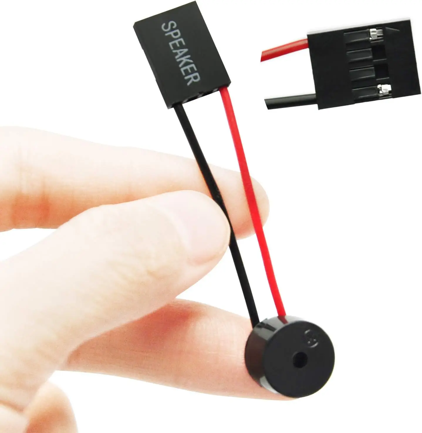 5/10/20 Buah PC Motherboard Internal Piezo Speaker BIOS Alarm Buzzer UNTUK Arduino Casing Komputer DIY