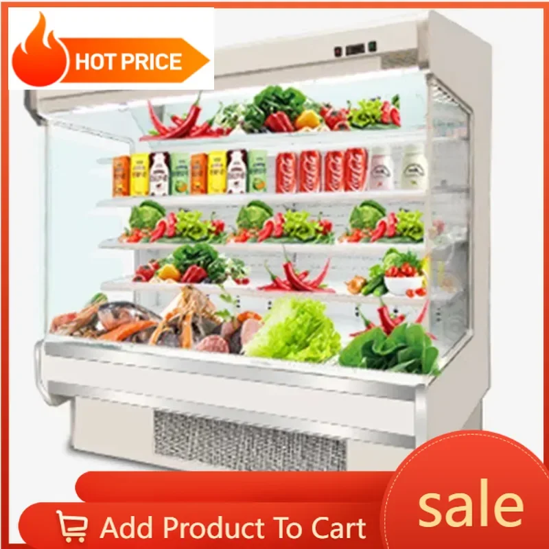 Vertical 2 glass door corner beverage refrigerated display cabinet display case