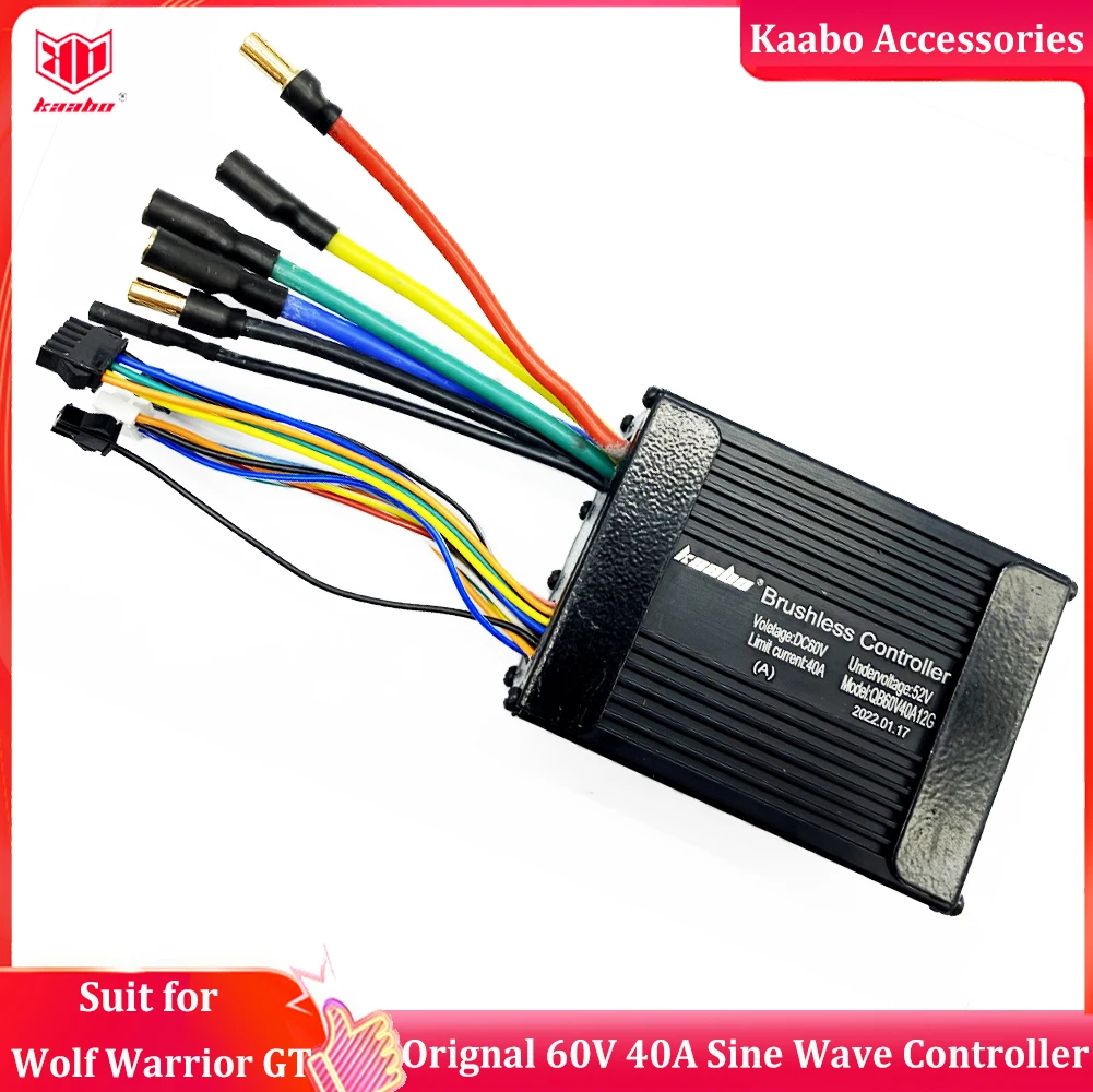 

Original Kaabo 60V 40A Sine Wave Controller Brushless Controller for Kaabo Wolf Warrior GT Pro E-Scooter Official Kaabo Part