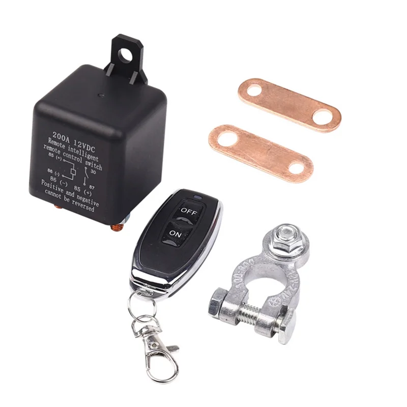 

Выключатель дистанционного управления, выключатель аккумулятора 12 В, 200 А, беспроводной дистанционный выключатель аккумулятора