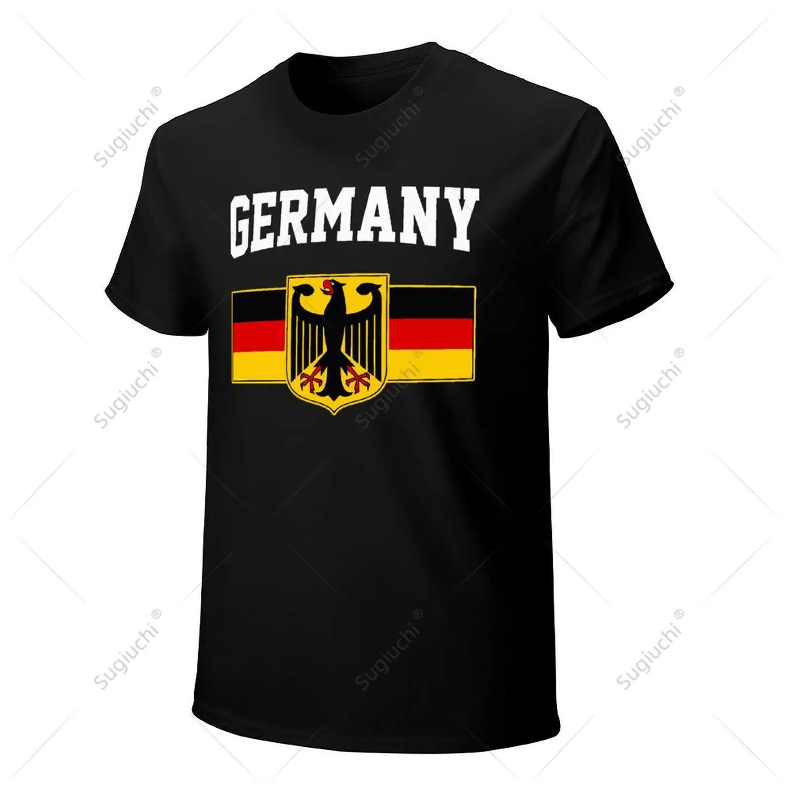 Unisex uomo germania bandiera Deutschland German Eagle Emblem Tshirt Tees magliette donna ragazzi T-shirt 100% cotone