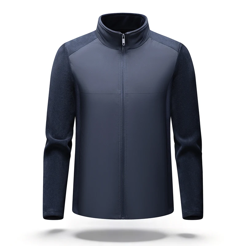 Men's Quality Duck down Stand Collar Casual Fashionable Warm Puffer Jacket Trendy Winter Outerwear for Middle-Aged And Young