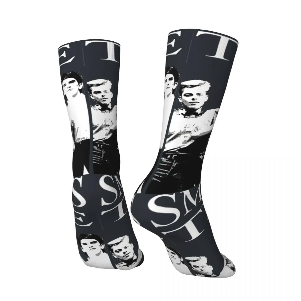 Retro THE BEST Men's compression Socks Unisex The Smiths Harajuku Seamless Printed Novelty Crew Sock