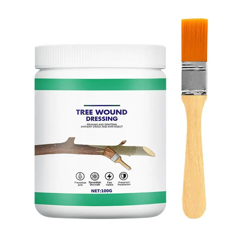 

Tree Wound Pruning Sealer Tree Wound Pruning Sealer & Grafting Pruning Compound Sealer With Brush Waterproof Sealant Glue