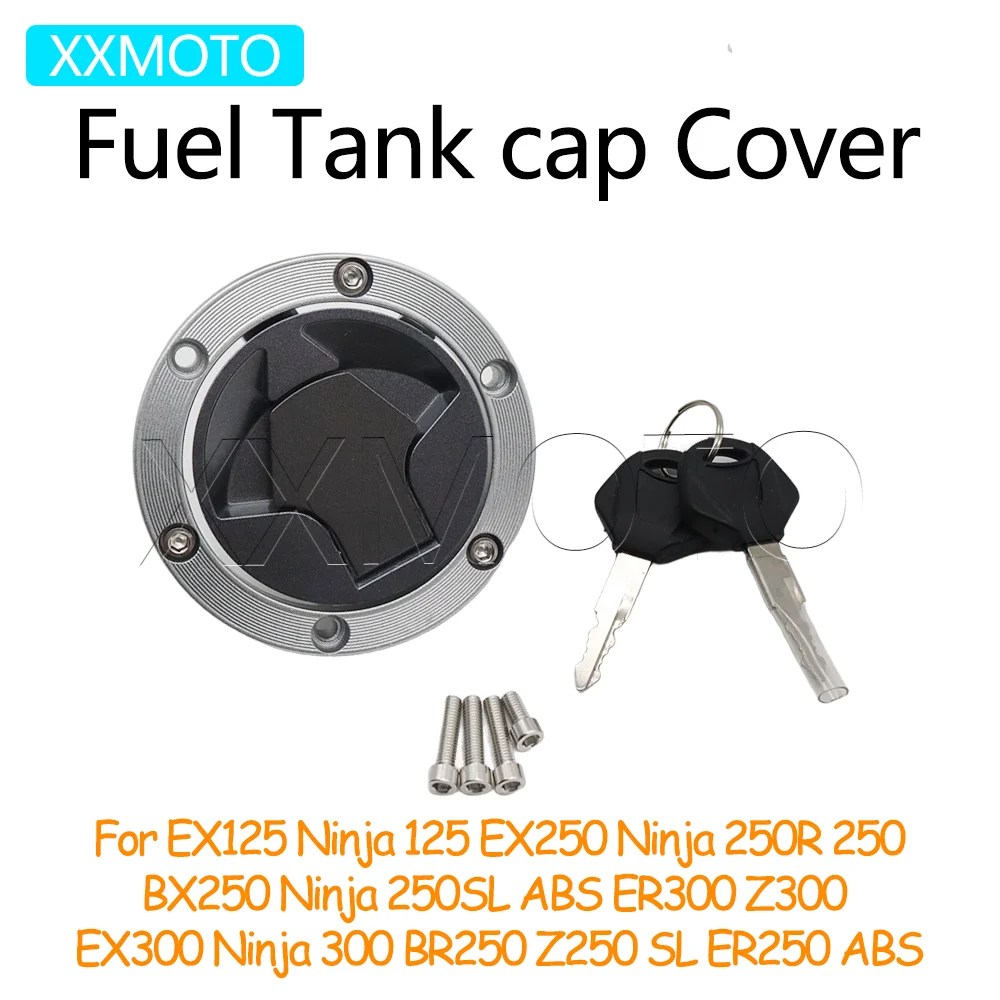 

Для Kawasaki Ninja 125 EX125 250R EX250 250SL ABS 300 EX300 BX250 ER250 Z250 Z300 крышка топливного бака мотоцикла