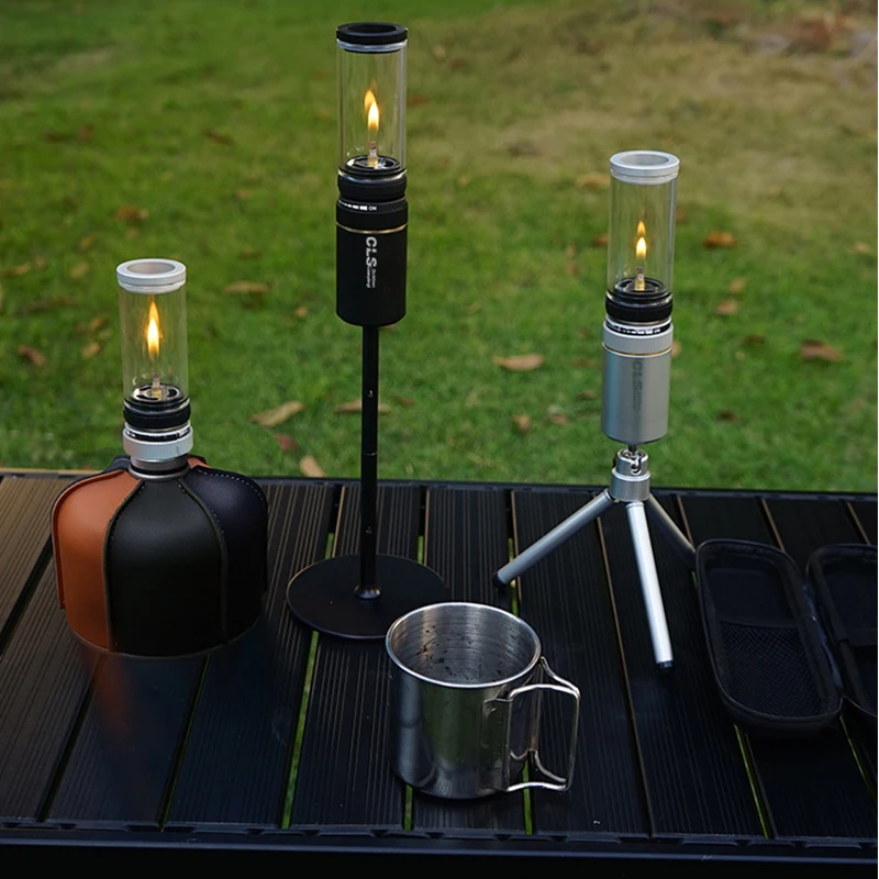 Outdoor IGT Gas Candle Lights Camping Tent Lights Camping Candles, Atmosphere Lights Portable Lighting Candle Lights