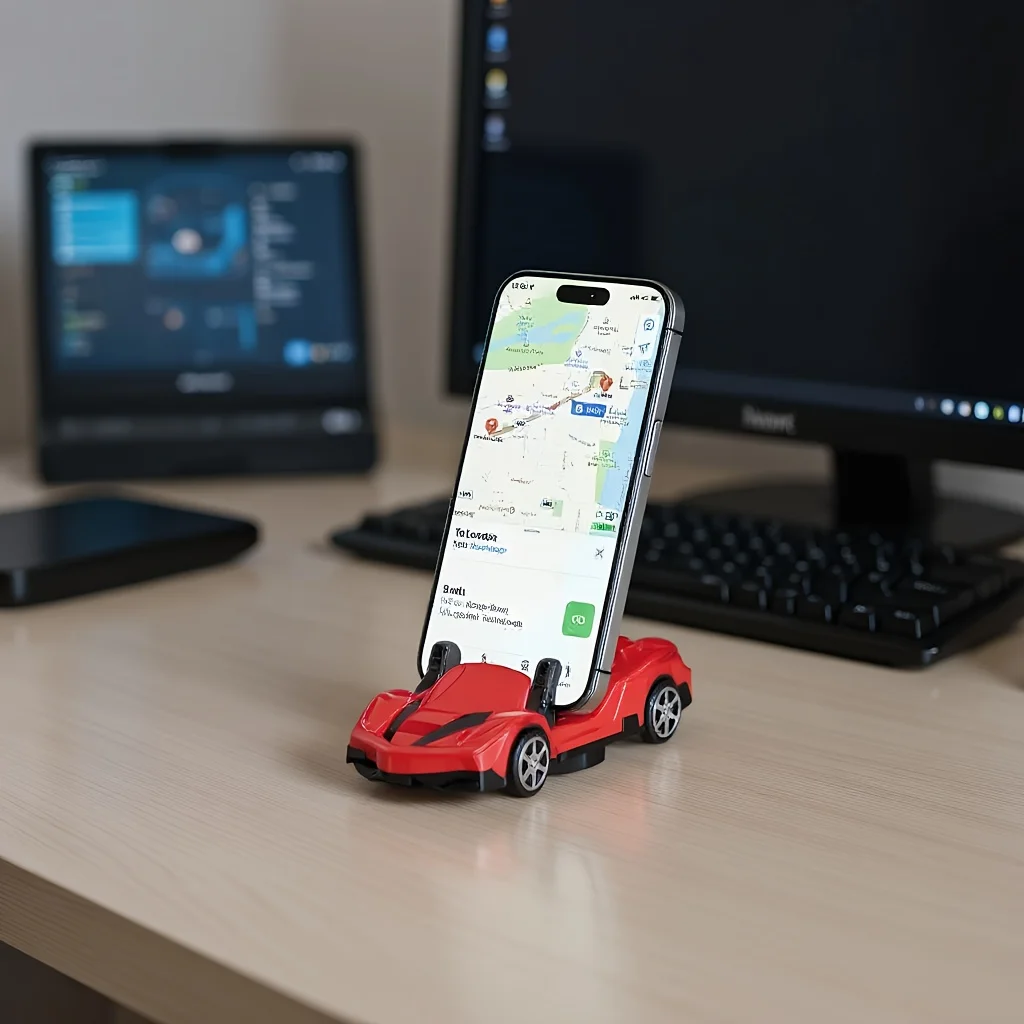 Sports Style Rotatable Car Dashboard Phone Holder Versatile Vehicle Desktop Mobile Support In-car Accessory