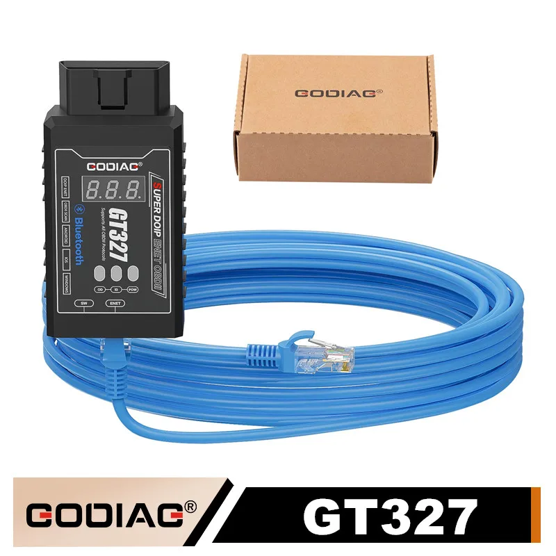 

GODIAG GT327 Scammer ELM327 v1.5 Bluetooth 4.0 OBD II диагностический кабель GT327 поддержка инструмента DOIP ENET