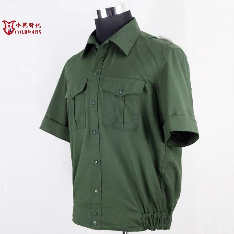 

Russian Army 17 Summer Service Shirt Army Green Jacket Short Sleeve Outer Shirt