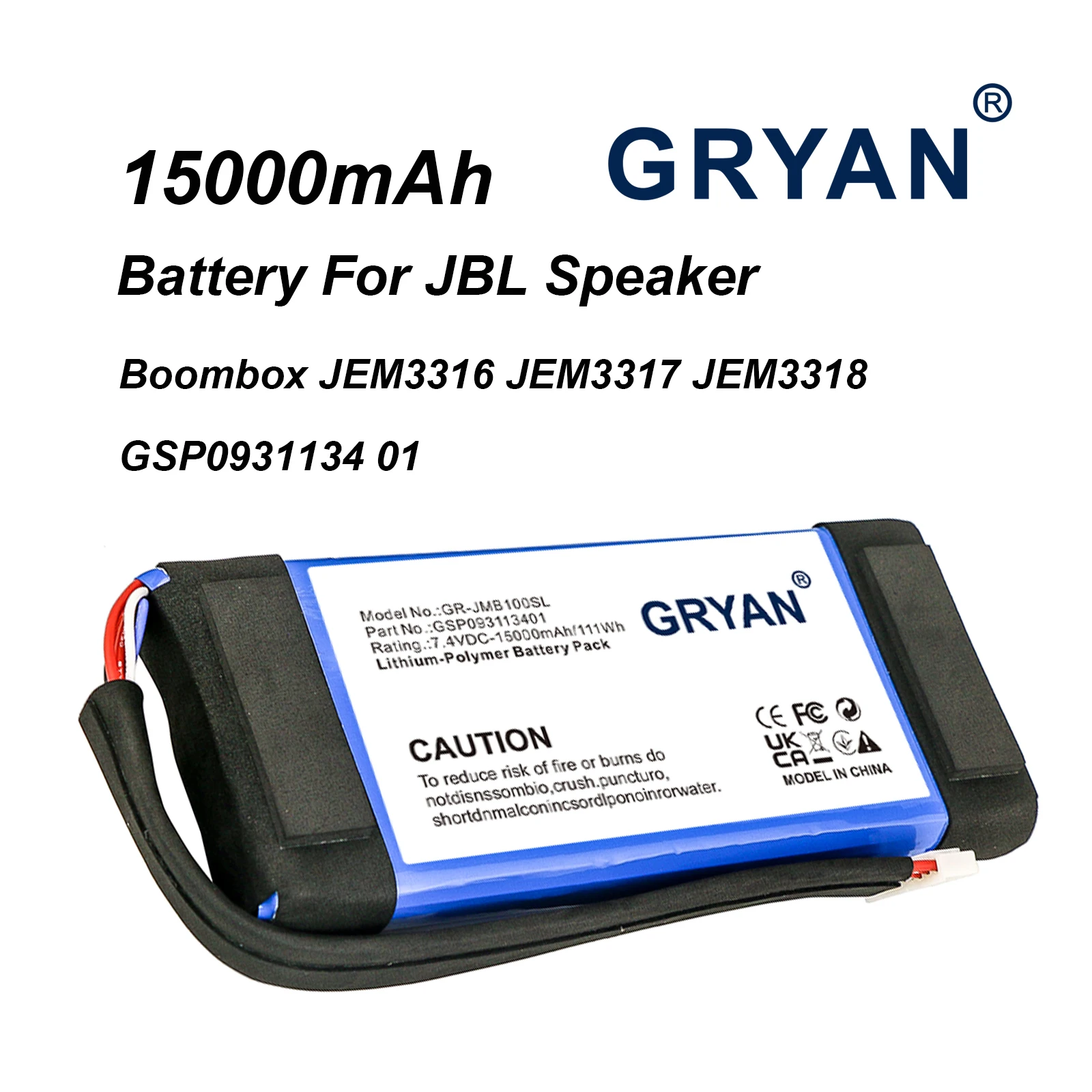 7.4V 15000Mah Speak…