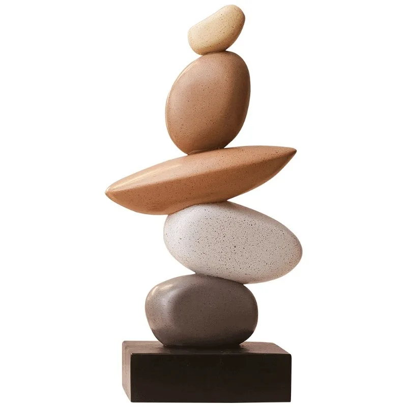 Creative niche living room entrance office bedroom room TV cabinet decorative stone to run ornament housewarming gift