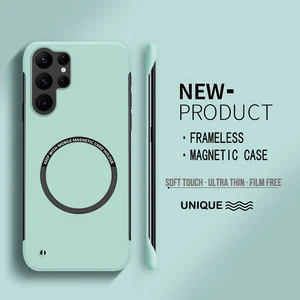 Ultra Thin Magnetic PC ohne Rahmenkoffer für Telefon für Magsafe Samsung Galaxy S24 S23 S22 S21 S20 Fe Plus Note20 Ultra Matt Deckung 8 Hauptverkäufe CAPA Magsafe Samsung - №5