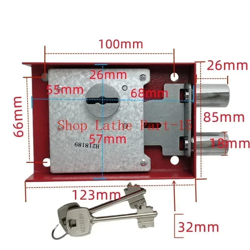 Safe Blade Lock, Small Safe Lock, Cabinet , Password Box Mechanical Lock, Vault 6 Blade Anti-theft