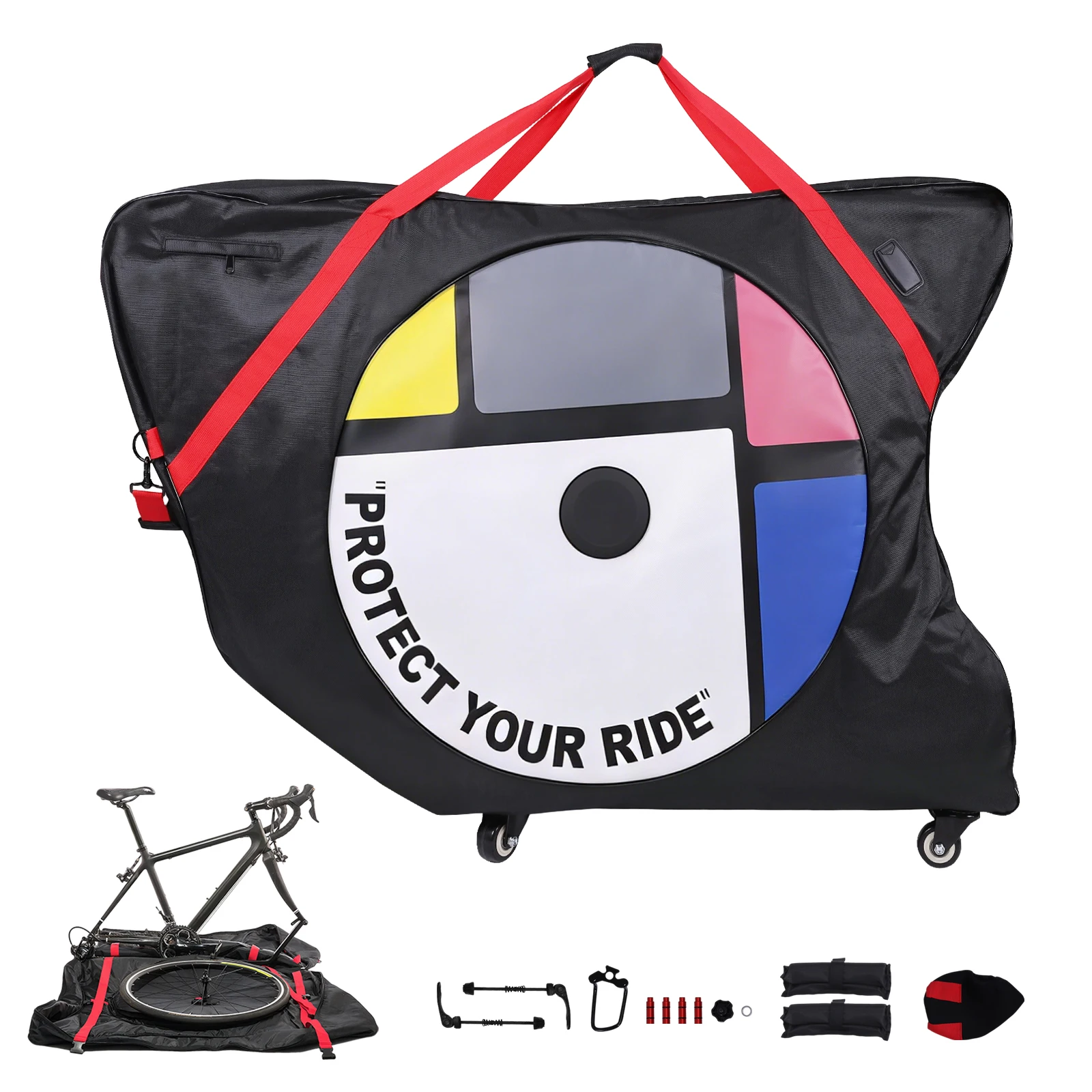 

1680D Oxford Cloth Bicycle Transport Storage Bag Bicycle Loading & Packaging Bag for Mountain Bike Road Bike E-bike