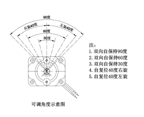 

DC12V/24V 90-Degree Rotary Solenoid Actuator - High-Speed Bidirectional Rotation for Laser Shutter & Sorting