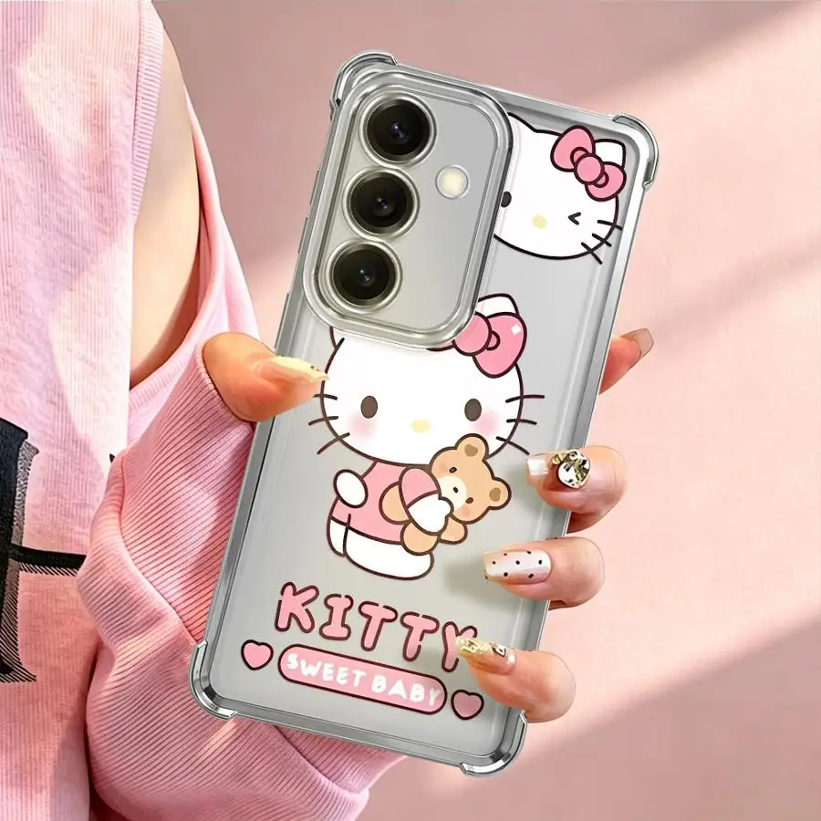 Phone Cover Case for Samsung Galaxy A24 A52 A54 A34 A23 A51 A14 A04 A07 A53 A16 A06 A33 A50 A12 A03 A15 A05 A73 A13 Cartoon