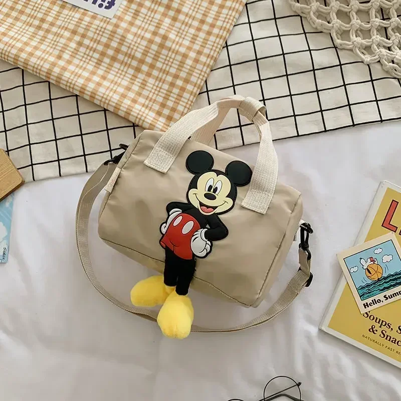 Disney nowa damska torba na ramię Mickey Mouse Cute Cartoon codzienna torba Mini torba torebka dla rodziców i dzieci prezent urodzinowy