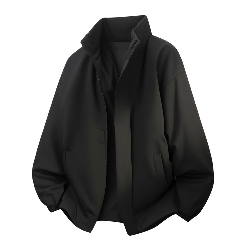 رجل جودة عالية القطن وسادة مبطنة رشاقته معطف دافئ الخريف الشتاء جديد بلون موضة الترفيه الكورية نمط ملابس رجالي #6