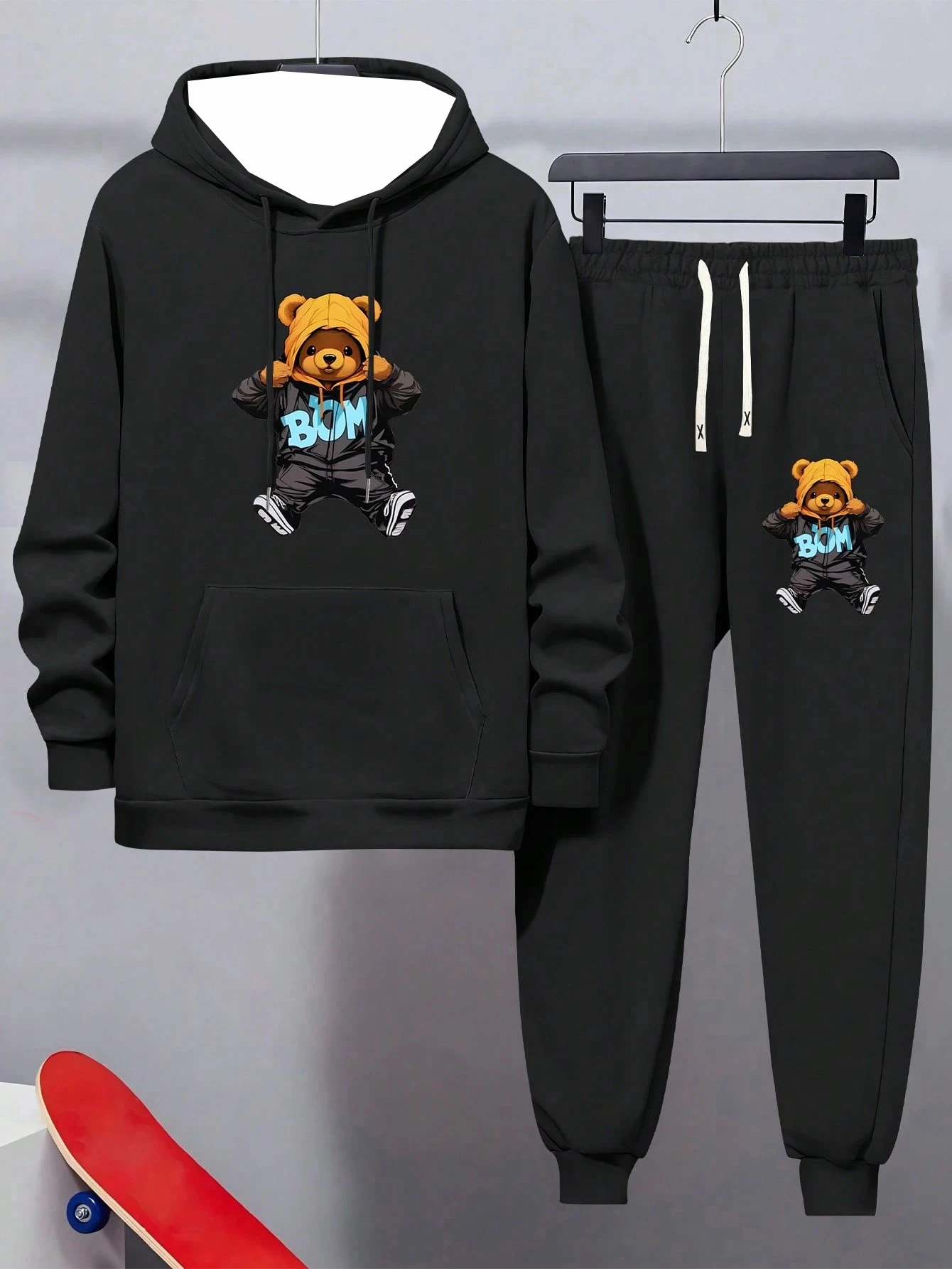 

2025 Autumn/Winter Men's Sports Set 3D Printed Casual Hoodie Street Y2K Sports Set Fashion Bestseller Suitable for Men