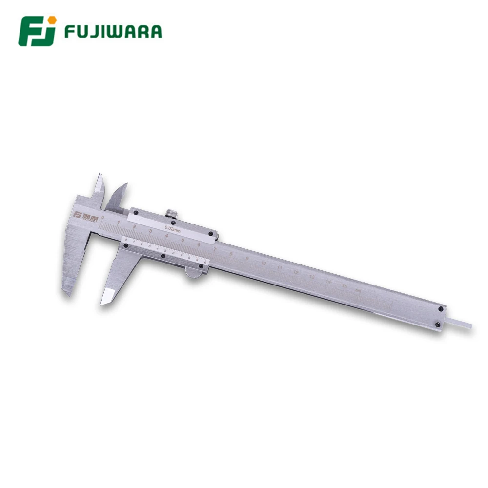 FUJIWARA Stainless Steel Vernier Caliper 0-200mm