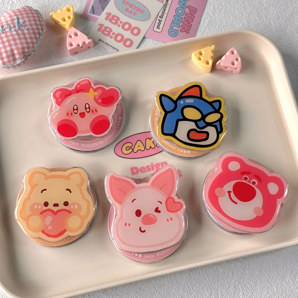 

Kirby Strawberry Bear Expandable Stand Foldable Holder Kitten for Magsafe Magnetic Phone Griptok Stand mobile phone Case Holder