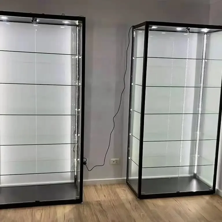 

Standard and Custom Full View Showcases, Lockable Glass Showcases with Light Emitting Diodes