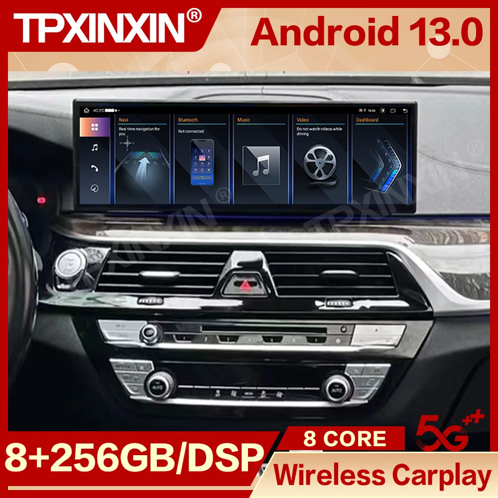 

Автомобильная Мультимедийная система для BMW, автомагнитола 14,9 дюймов с Android для BMW 5 серии G30 G38 2018-2023, GPS-навигатор, приемник IPS, головное устройство