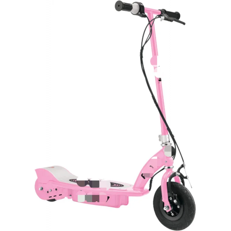 AQRazor E125 Kids Ride On 24V Motorized Battery Powered Electric Scooter Toy with up to 10 MPH Speed and 8 Inch Pneumatic Tires