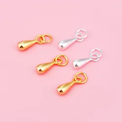 S925 Sterling silver Drop Bracelet Pearl Crystal Pendant diy Accessory Necklace collarbone chain jewelry