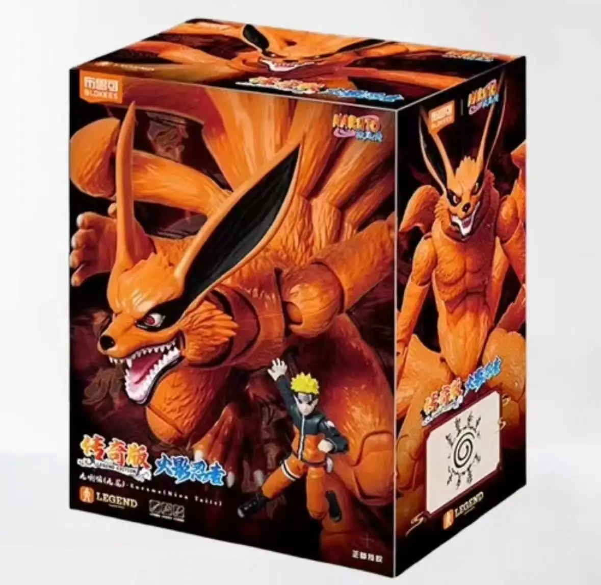 

Original Blokees NARUTO Kurama Action Fique Anime Figures Collection Models Toys