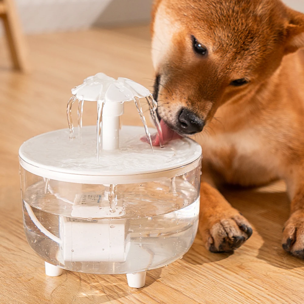 1200ml Automatic Cat Water Fountain Filter USB Electric Mute Pet Drink Bowl Pet Water Fountain Automatic Cat Drink Bowl Filter