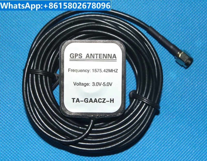 Manufacturer's direct sales GPS ceramic antenna, SMA male straight mouth, 5-meter line length locator, car mounted DVD antenna