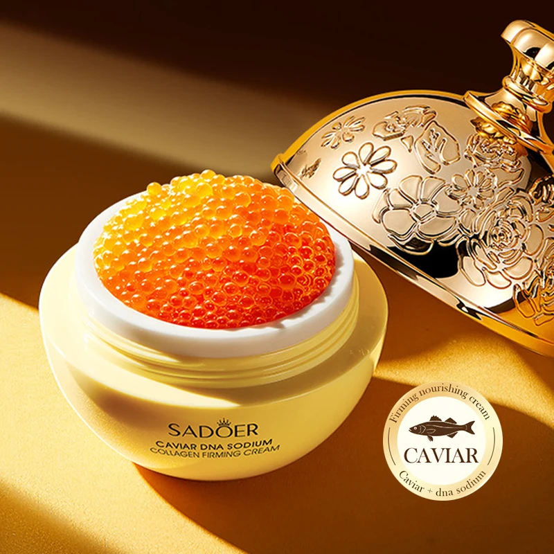 Crema de esencia de Caviar de lujo, antienvejecimiento, eliminación de arrugas, colágeno reafirmante, levantamiento elástico, cuidado de la piel Facial, Cosméticos Coreanos 30g