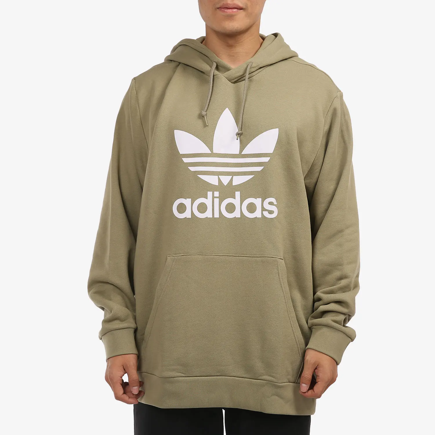 

Adidas подлинная мужская модная свободная толстовка с тремя полосками HE4952