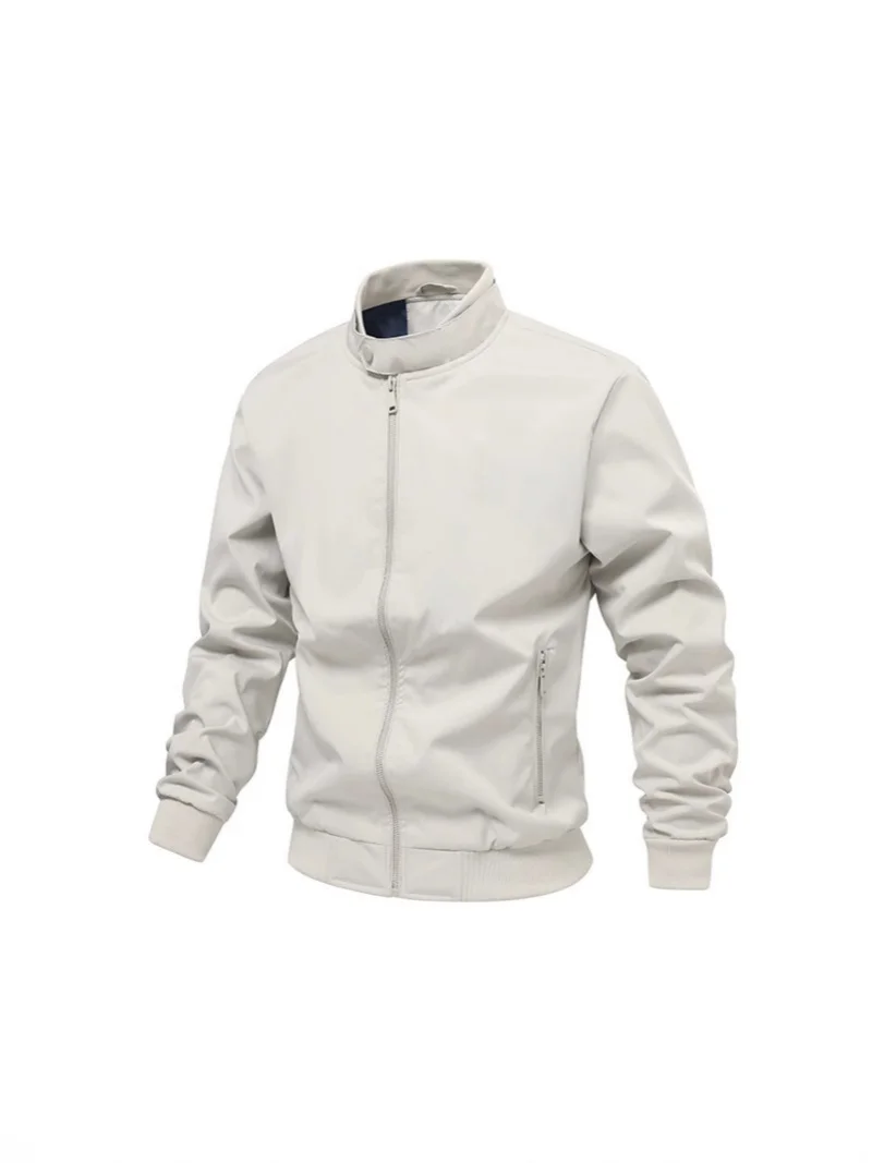 Men's Stand-Up Collar Casual Coat 2025 Fashionable Slimming Trendy Top Coat New Jacket for Stylish Men