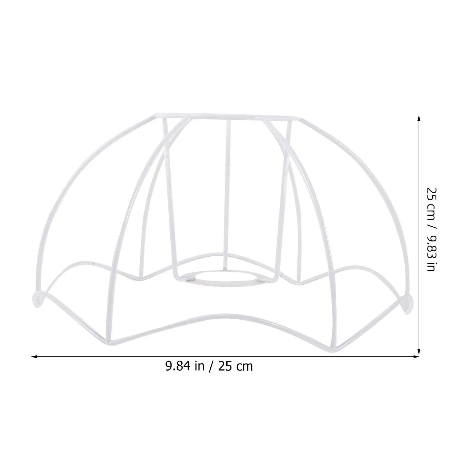Iron Lampshade Frame Sturdy Metal DIY Frame for Table Desk Lamp Shade Holder Bracket Light Accessories Table Light Shade Racks