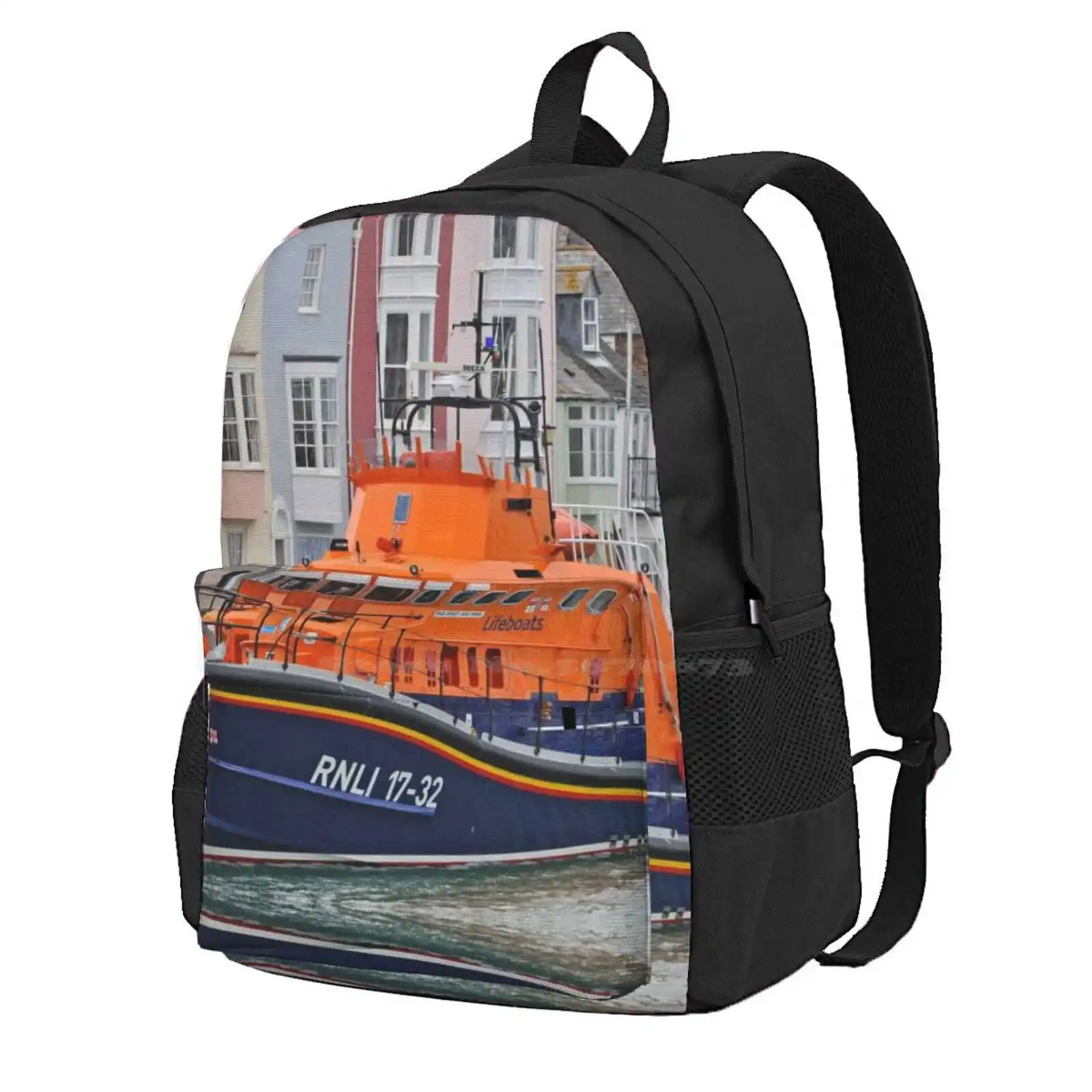 Rnli Boat Hot Sale Schoolbag Backpack Fashion Bags Lifesafety Sea Water Ship Afloat Vessel Weymouth Rnli Boat