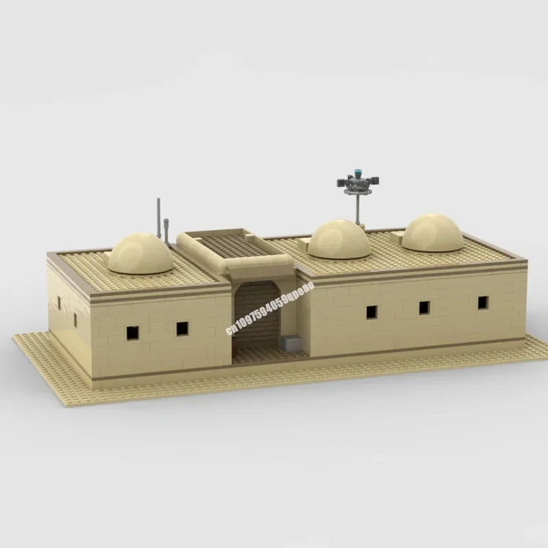 Nouveau 846 pièces célèbre film de combat étoile Moc désert Tatooined maison modèle Puzzle personnalisé bricolage idées créatives enfant jouet cadeau d'anniversaire