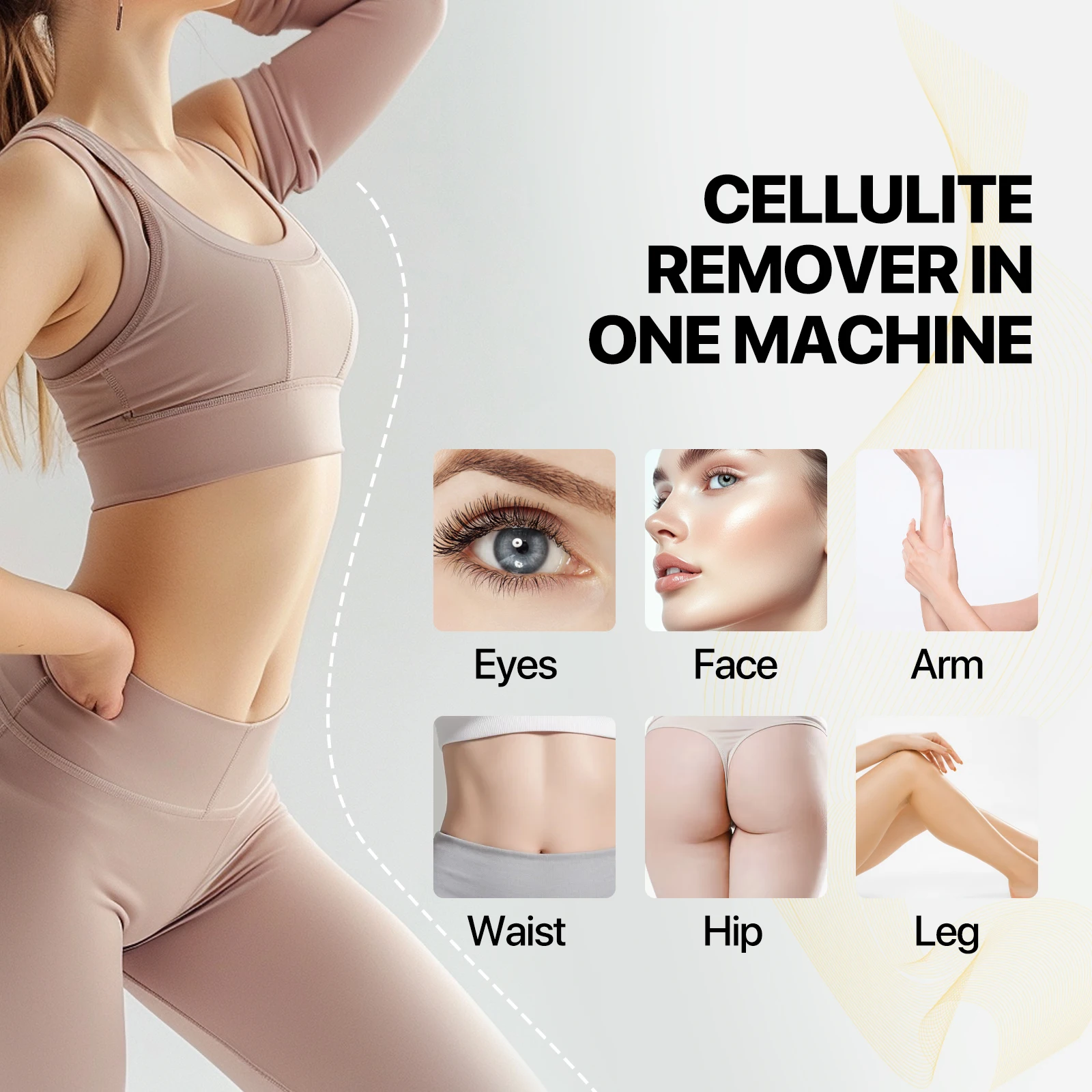 6 in 1 cavitazione ultrasonica perdita di peso sollevamento rughe rassodante pelle dimagrante massaggio corpo modellante strumento di bellezza