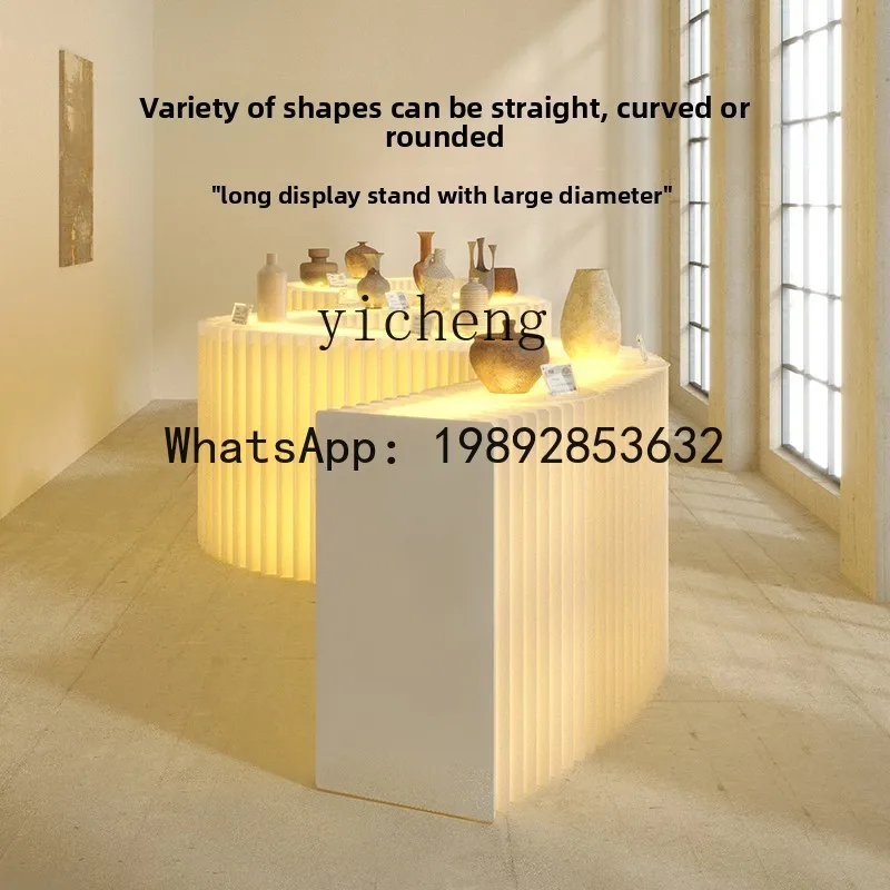 AA Luminous Large Aperture Strip Display Rack Commercial Office Shelf Exhibition Event Display Booth