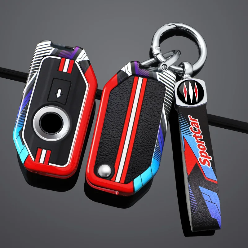 Zinc Alloy Motorcycle Key Case Fob Cover for BMW F750GS F850GS F900R K1600GT R1200GS LC ADV R1250GS ADV C400gt GSA 1250 GS 1200