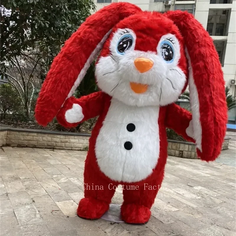 

Inflatable Rabbit Costume Easter Bunny Adult Anime Cosplay Customize Kits Mascotte Carnival Costumes Animal 2M Tall