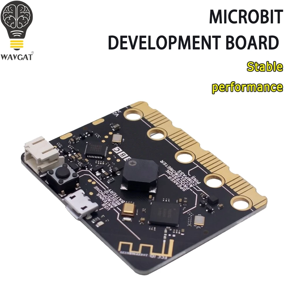 BBC Micro:bit V2 Development Board Built-in Speaker Microphone Accelerometer Magnetometer LED Matrix Micro USB STEM