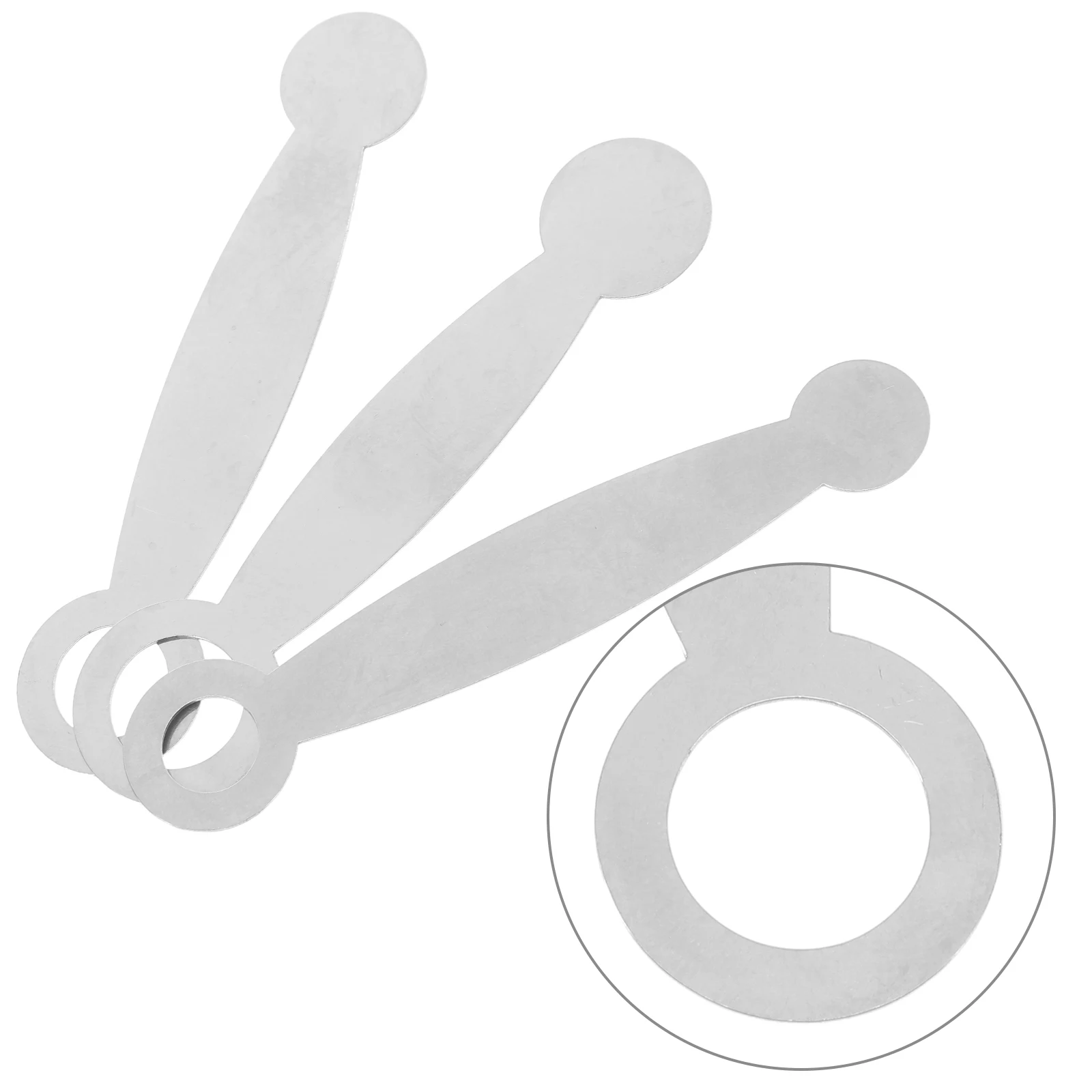 

3 PCS Flute Pressing Tool Clarinet Pad Repair Tools Parts Suite Metal Kit Instrument Replacement