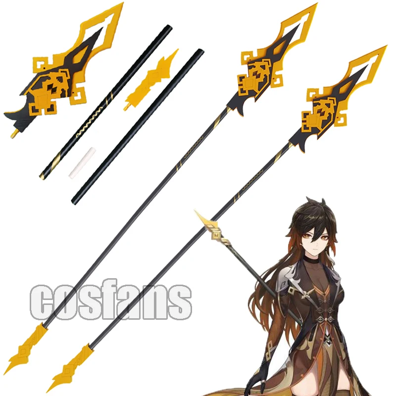 

180cm Props Zhongli Spear Weapon Game Genshin Impact Cosplay HuTao Xiao long Sword Arms Props Cosplay Halloween Accessories Gift