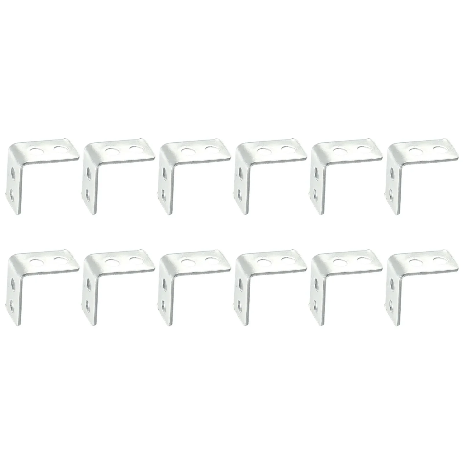 12pcs L Shaped Corner Brackets Metal Corner Braces Drawer Shelves Wall Bracket Fixing Right Corner Brace Furniture Hardware