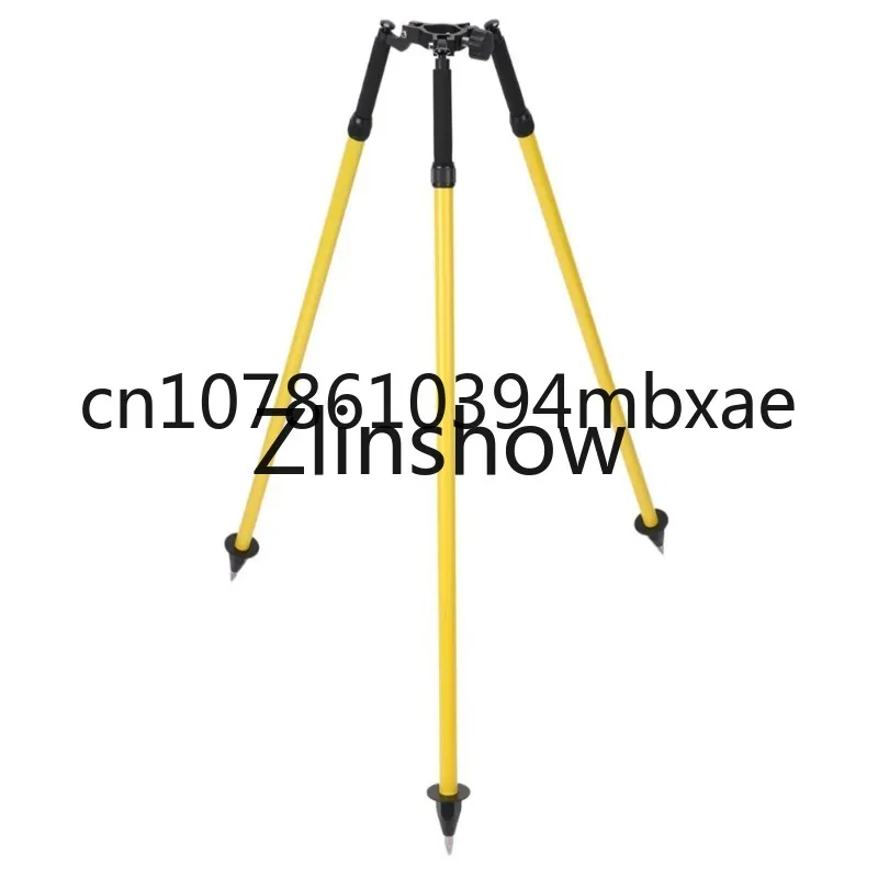 

Yellow Land Surveying Equipment Thumb-release Prism Pole Tripod DZ33A